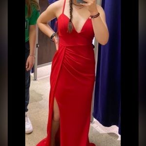 Red Prom Dress Size Small